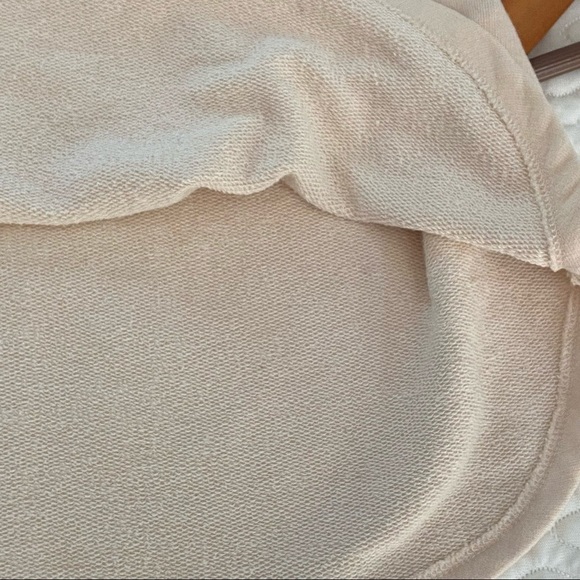 Club Monaco Cream Dieorna Princess Short Sleeve Terry Top Size Medium - Picture 10 of 11